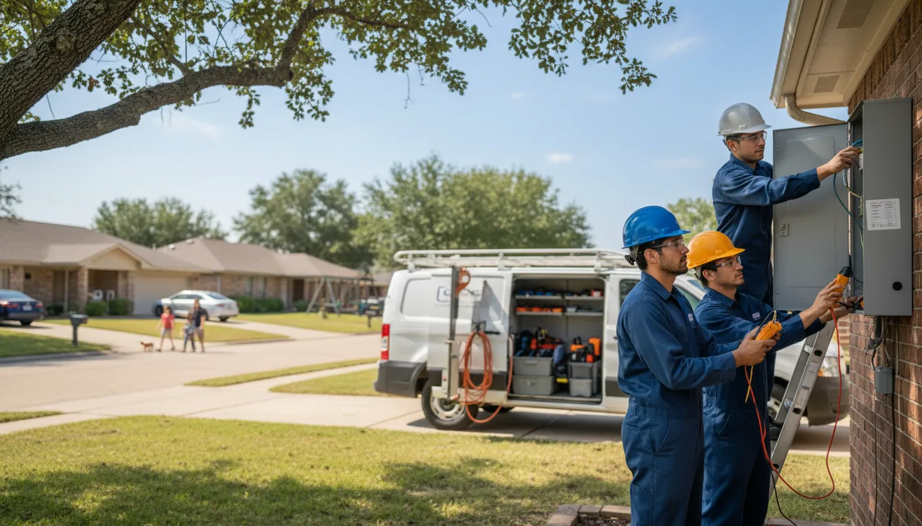 Certified electrician providing emergency electrical services in Dema, KY
